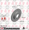 Bremsscheibe Hinterachse ZIMMERMANN 100.3314.20