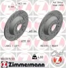 Bremsscheibe Hinterachse ZIMMERMANN 100.3315.53