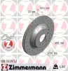 Bremsscheibe Hinterachse ZIMMERMANN 100.3329.52