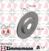 Bremsscheibe Hinterachse ZIMMERMANN 100.3333.20