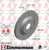 Bremsscheibe Hinterachse ZIMMERMANN 100.3336.52