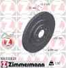 Bremsscheibe Hinterachse ZIMMERMANN 100.3338.20