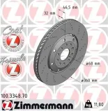 Bremsscheibe Vorderachse rechts ZIMMERMANN 100.3348.70