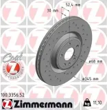 Bremsscheibe Vorderachse ZIMMERMANN 100.3356.52