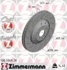 Bremsscheibe Vorderachse ZIMMERMANN 100.3369.70