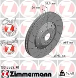 Bremsscheibe Vorderachse ZIMMERMANN 100.3369.70