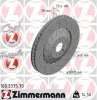 Bremsscheibe Vorderachse ZIMMERMANN 100.3375.70