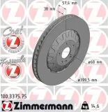 Bremsscheibe Vorderachse ZIMMERMANN 100.3375.75