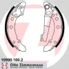 Bremsbackensatz Hinterachse ZIMMERMANN 10990.100.2
