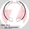 Bremsbackensatz, Feststellbremse Hinterachse ZIMMERMANN 10990.103.4