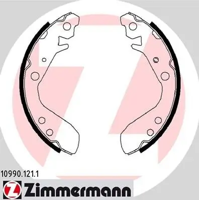 Bremsbackensatz Hinterachse ZIMMERMANN 10990.121.1