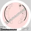 Bremsbackensatz Hinterachse ZIMMERMANN 10990.156.3