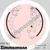 Bremsbackensatz Hinterachse ZIMMERMANN 10990.158.2