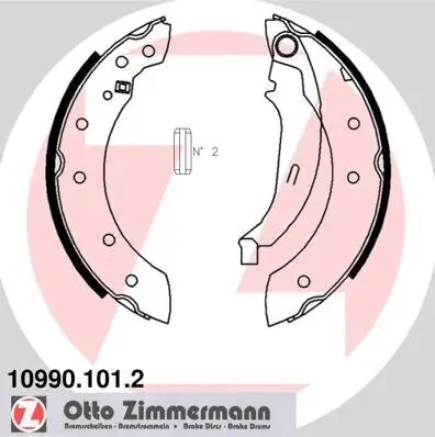 Bremsbackensatz ZIMMERMANN 10990.101.2