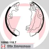 Bremsbackensatz Hinterachse ZIMMERMANN 10990.118.7
