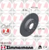 Bremsscheibe Hinterachse ZIMMERMANN 110.2221.52