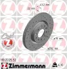 Bremsscheibe Hinterachse ZIMMERMANN 110.2225.52