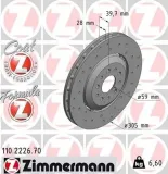 Bremsscheibe ZIMMERMANN 110.2226.70