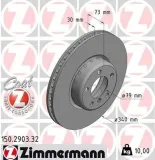 Bremsscheibe Vorderachse ZIMMERMANN 150.2903.32