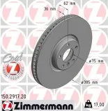 Bremsscheibe Vorderachse links ZIMMERMANN 150.2917.20