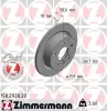 Bremsscheibe Hinterachse ZIMMERMANN 150.2928.20