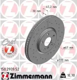 Bremsscheibe Vorderachse ZIMMERMANN 150.2939.52