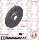 Bremsscheibe ZIMMERMANN 150.2939.54