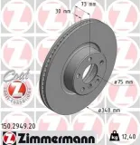 Bremsscheibe Vorderachse links ZIMMERMANN 150.2949.20