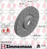 Bremsscheibe ZIMMERMANN 150.2957.20