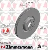 Bremsscheibe Vorderachse links ZIMMERMANN 150.2962.20