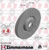Bremsscheibe Vorderachse rechts ZIMMERMANN 150.2963.20