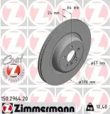 Bremsscheibe ZIMMERMANN 150.2964.20