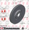 Bremsscheibe Vorderachse links ZIMMERMANN 150.2967.70