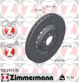 Bremsscheibe Vorderachse links ZIMMERMANN 150.2971.70