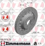 Bremsscheibe ZIMMERMANN 150.2974.70