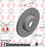 Bremsscheibe ZIMMERMANN 150.2982.20