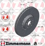 Bremsscheibe Vorderachse links ZIMMERMANN 150.2989.70