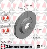 Bremsscheibe ZIMMERMANN 150.3417.75