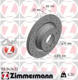 Bremsscheibe Hinterachse ZIMMERMANN 150.3426.52