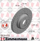 Bremsscheibe ZIMMERMANN 150.3441.52