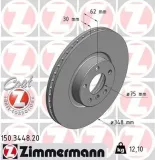 Bremsscheibe Vorderachse ZIMMERMANN 150.3448.20