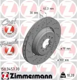 Bremsscheibe Vorderachse links ZIMMERMANN 150.3457.70