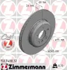 Bremsscheibe Hinterachse ZIMMERMANN 150.3480.32