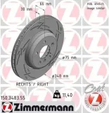 Bremsscheibe ZIMMERMANN 150.3483.55