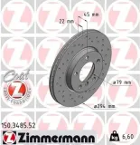 Bremsscheibe Vorderachse ZIMMERMANN 150.3485.52