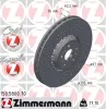 Bremsscheibe Vorderachse links ZIMMERMANN 150.5800.70