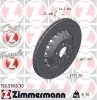 Bremsscheibe Hinterachse rechts ZIMMERMANN 150.5808.70