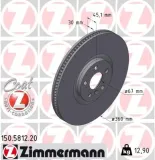 Bremsscheibe Vorderachse ZIMMERMANN 150.5812.20