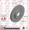 Bremsscheibe Vorderachse ZIMMERMANN 200.2544.20