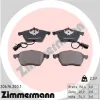 Bremsbelagsatz, Scheibenbremse Vorderachse ZIMMERMANN 20676.200.1